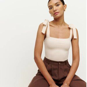 Reformation Canyon Tie Strap Knit Tank